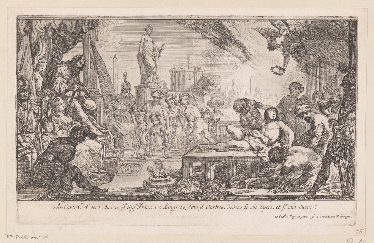 Martyr de saint Laurent - Claude Vignon