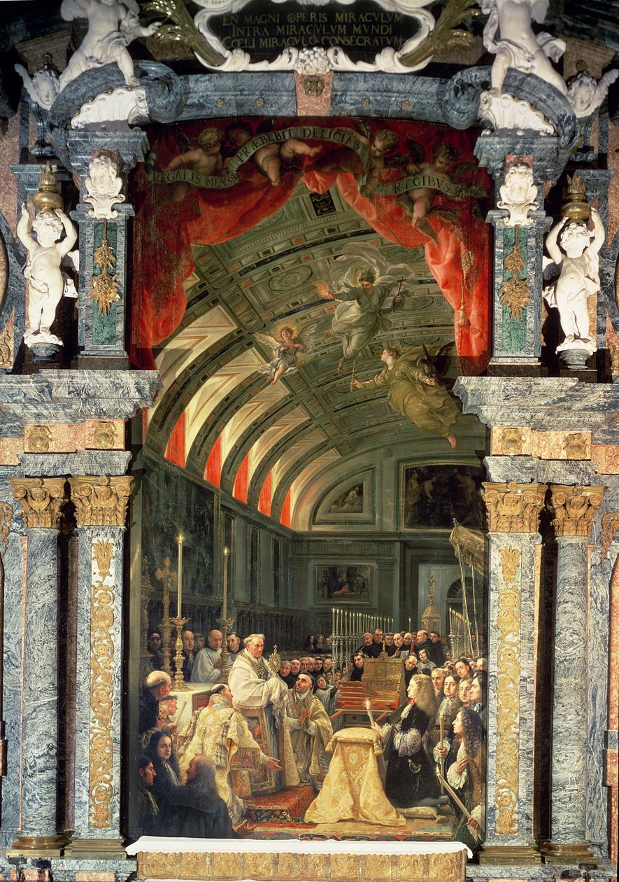 Sainte Communion de Charles II (1661-1700) et sa cour, 1690 - Claudio Coello