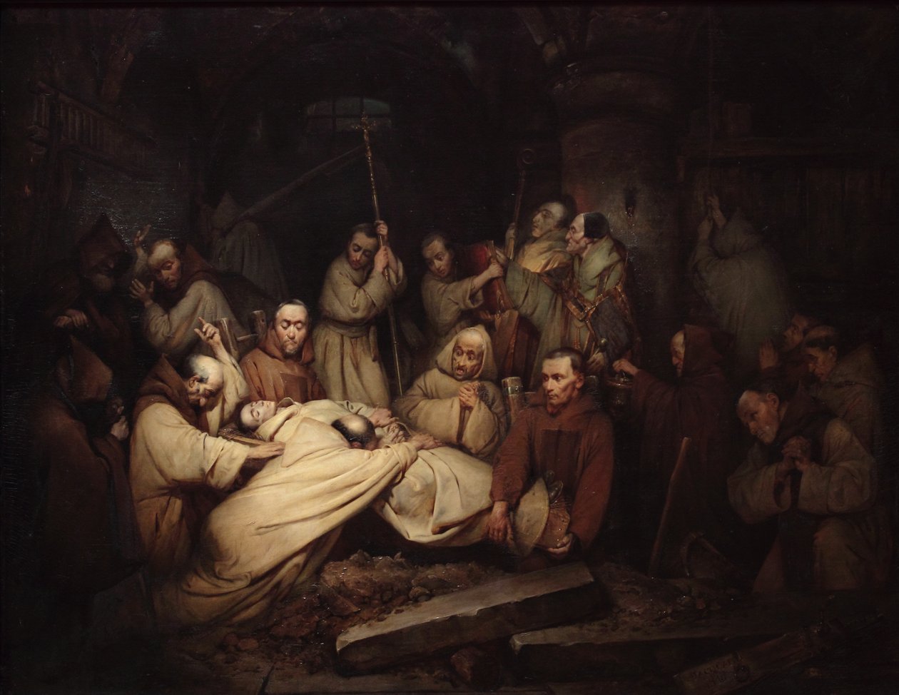 Dernière scène des Mémoires du Comte de Comminges - Claude Jacquand