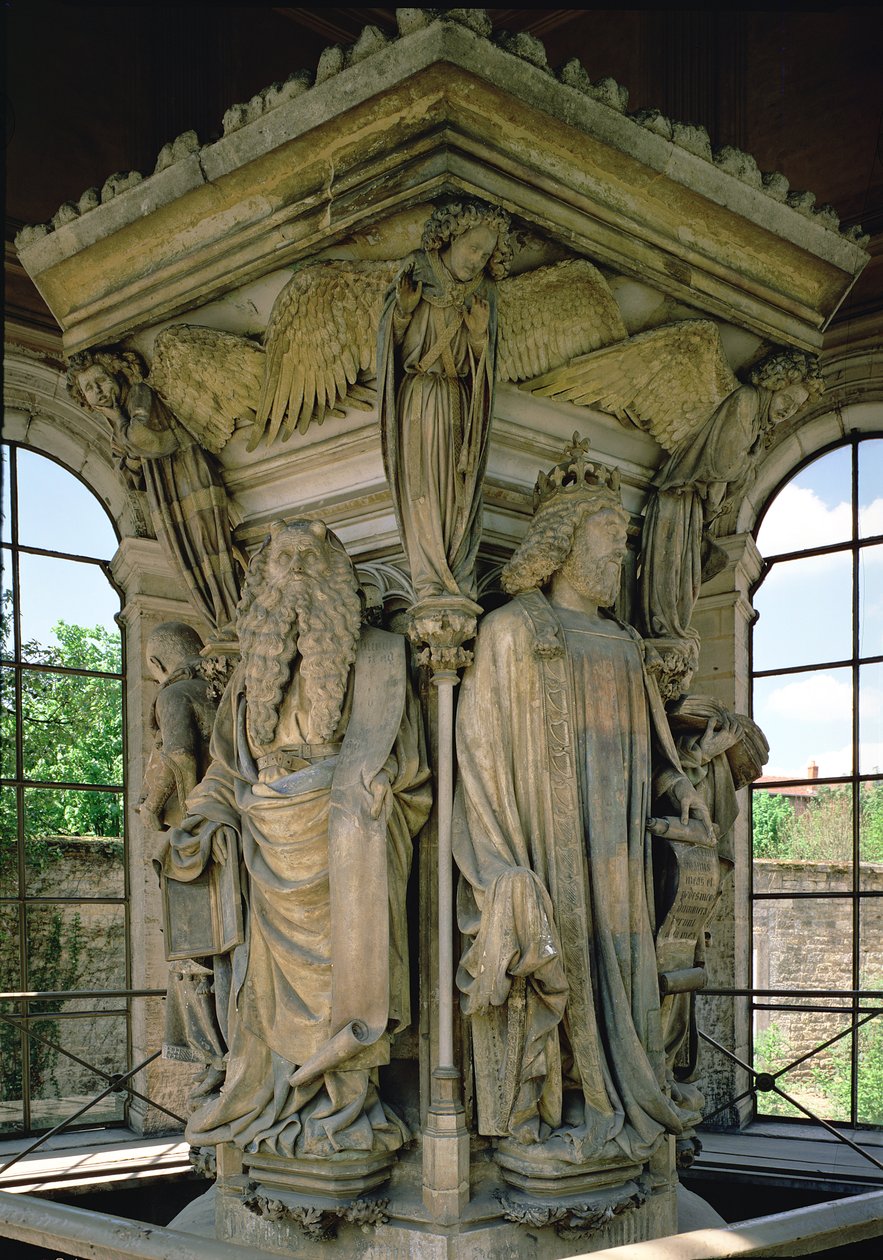 Le Puits de Moïse, David et Moïse, 1395-1404 - Claus and Malouel, Jean Sluter