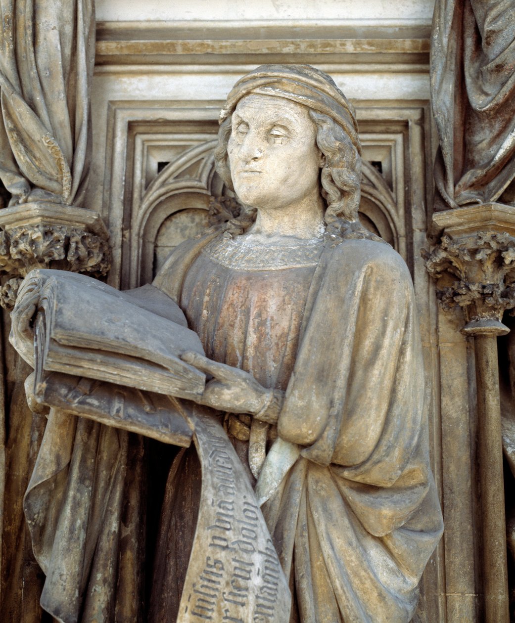 Jérémie. La base du Puits de Moïse (sculpture) - Claus Sluter