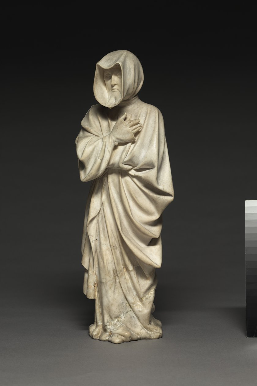 Deux Pleureurs du Tombeau de Philippe le Hardi, Duc de Bourgogne, 1404-10 - Claus de Werve