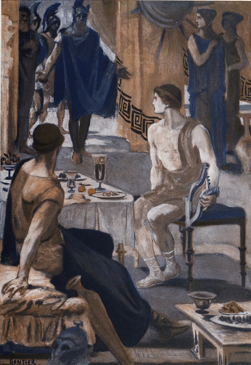 Achille reçoit les envoyés d