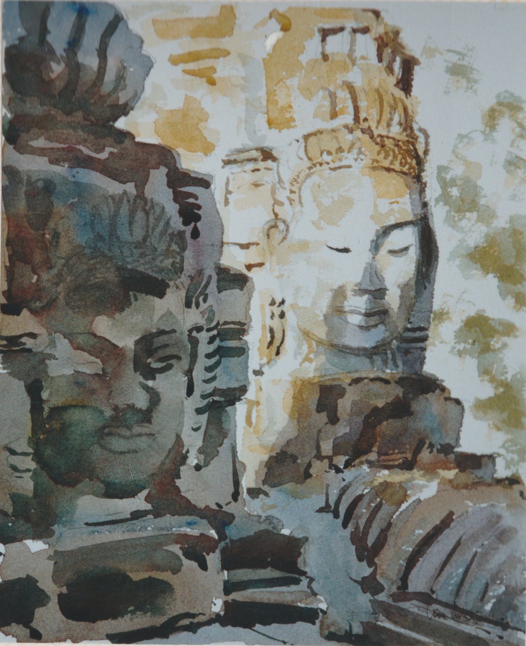 Le Bayon - Aimer la bonté, 2000 (aquarelle) - Clive Wilson