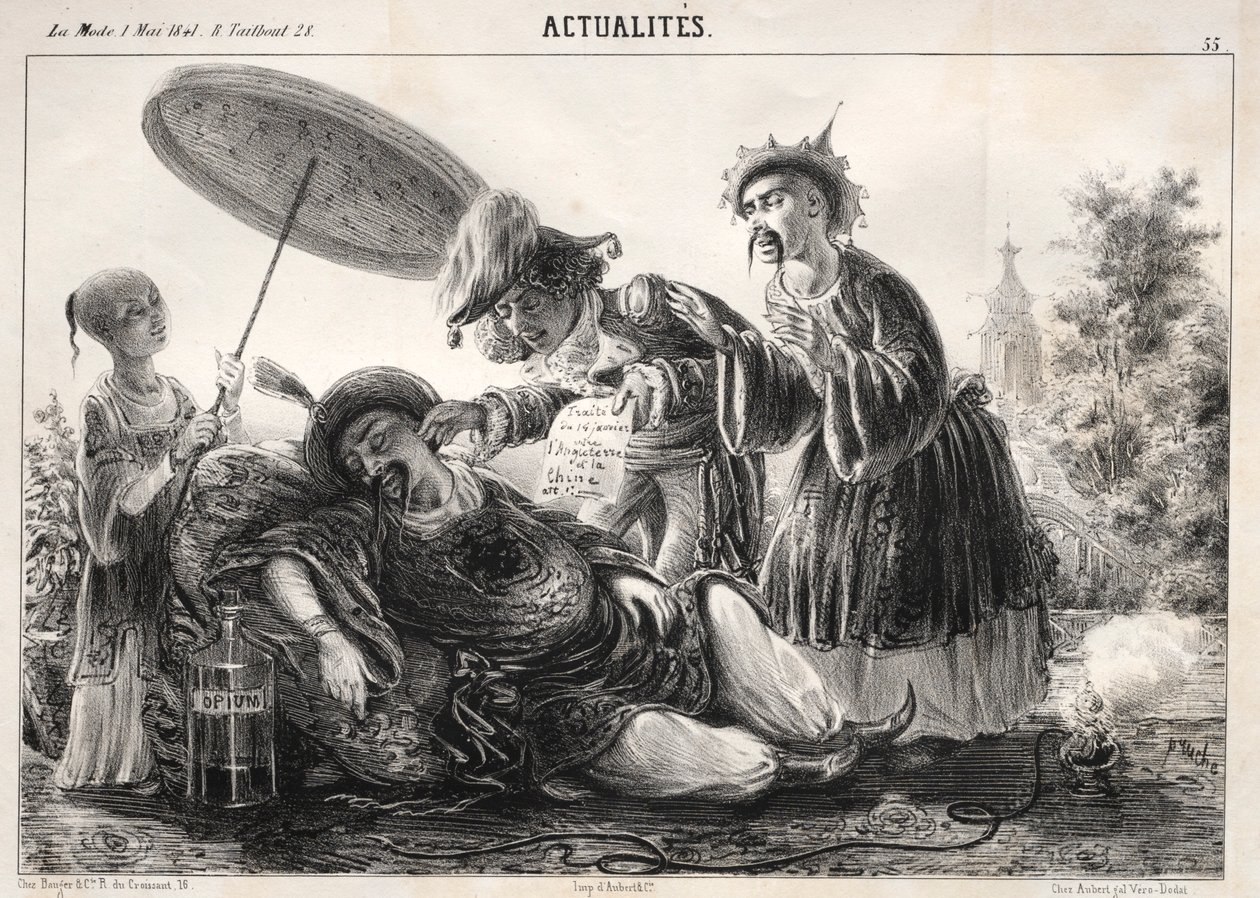 Actualités : --Dites donc! dites donc! céleste Empereur...., 1841 - Clémente Pruche