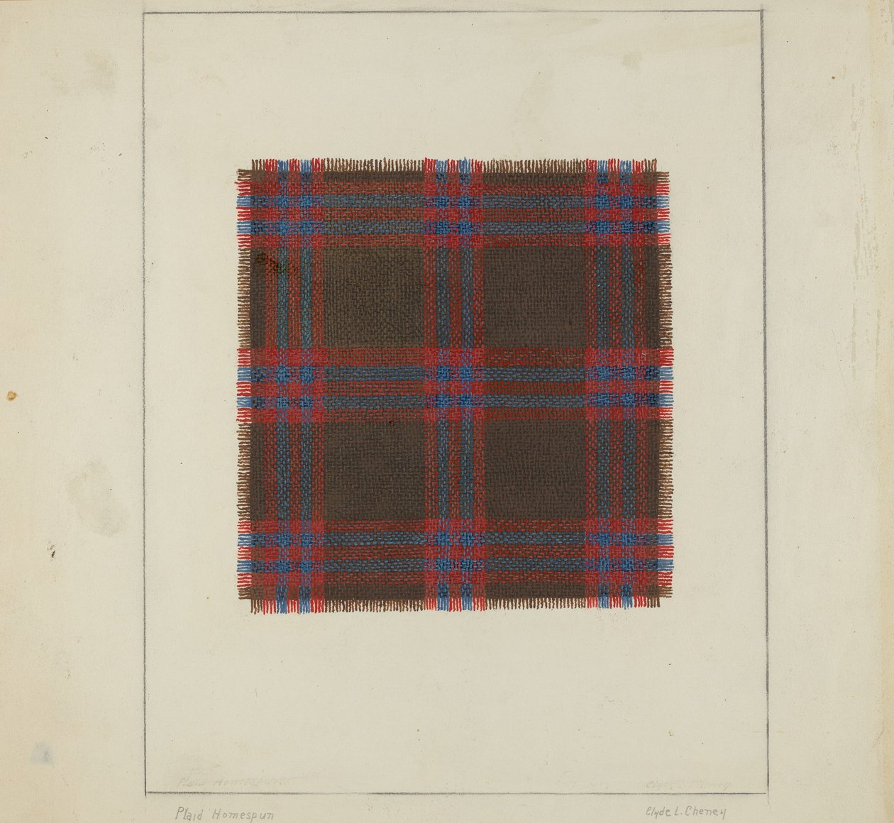 Tissu Écossais - Clyde L. Cheney