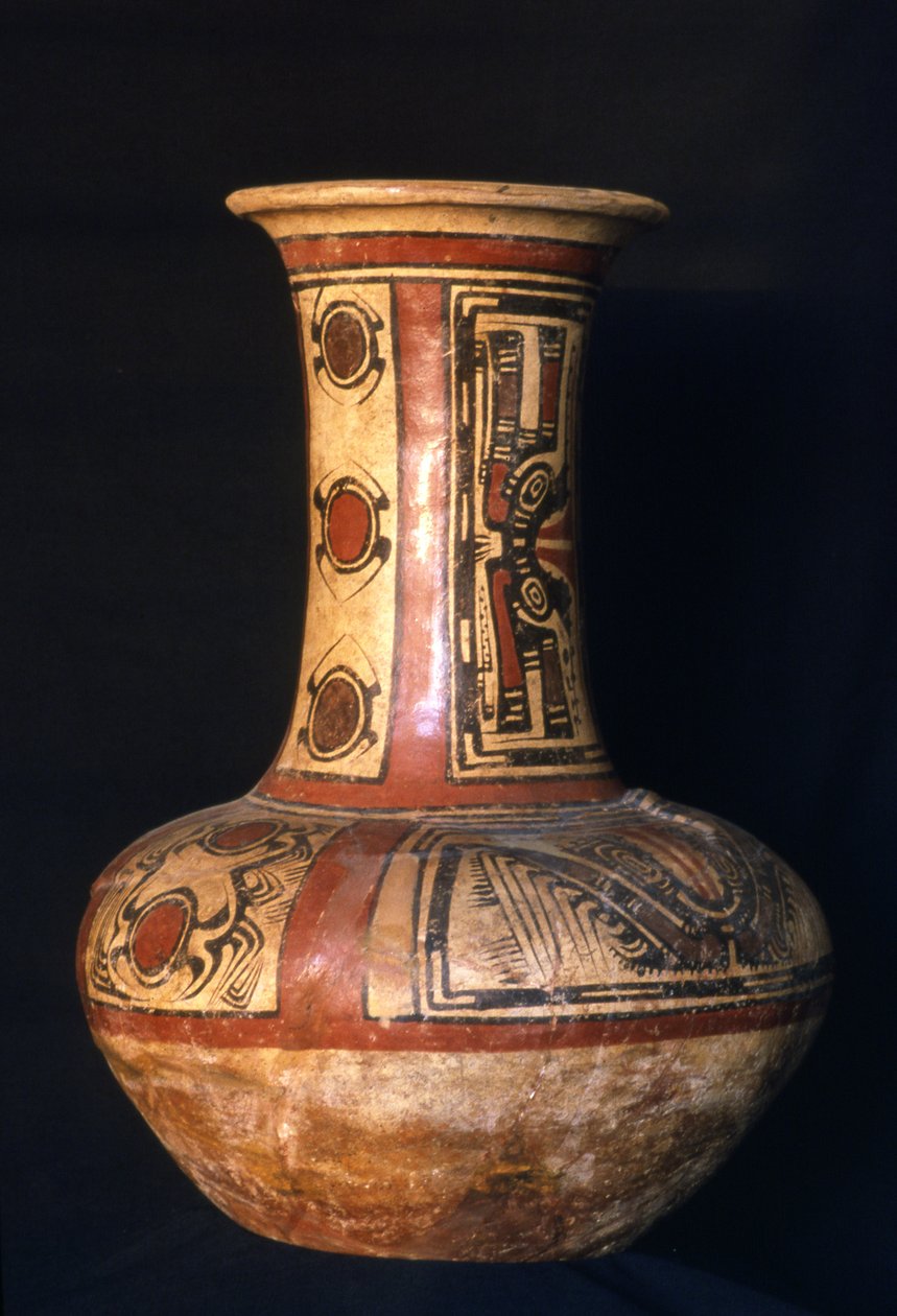 Pot à col haut, phase Cocle précoce, 700-800 après J.-C. - Cocle Culture