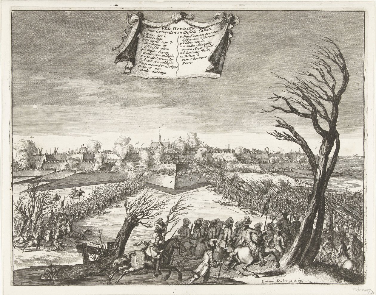 Assaut et prise de Coevorden le 30 décembre 1672 - Coenraet Decker