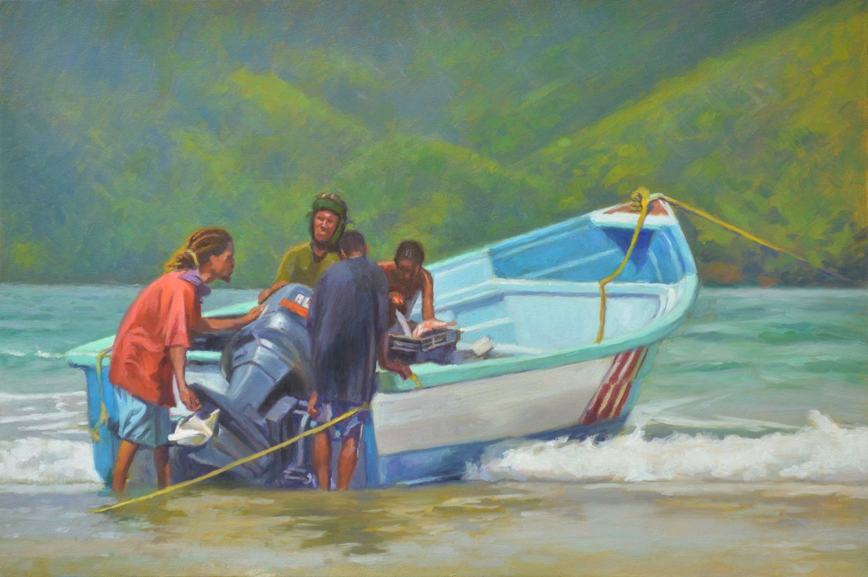 Poisson rouge | Colin Bootman | Estampe d'art