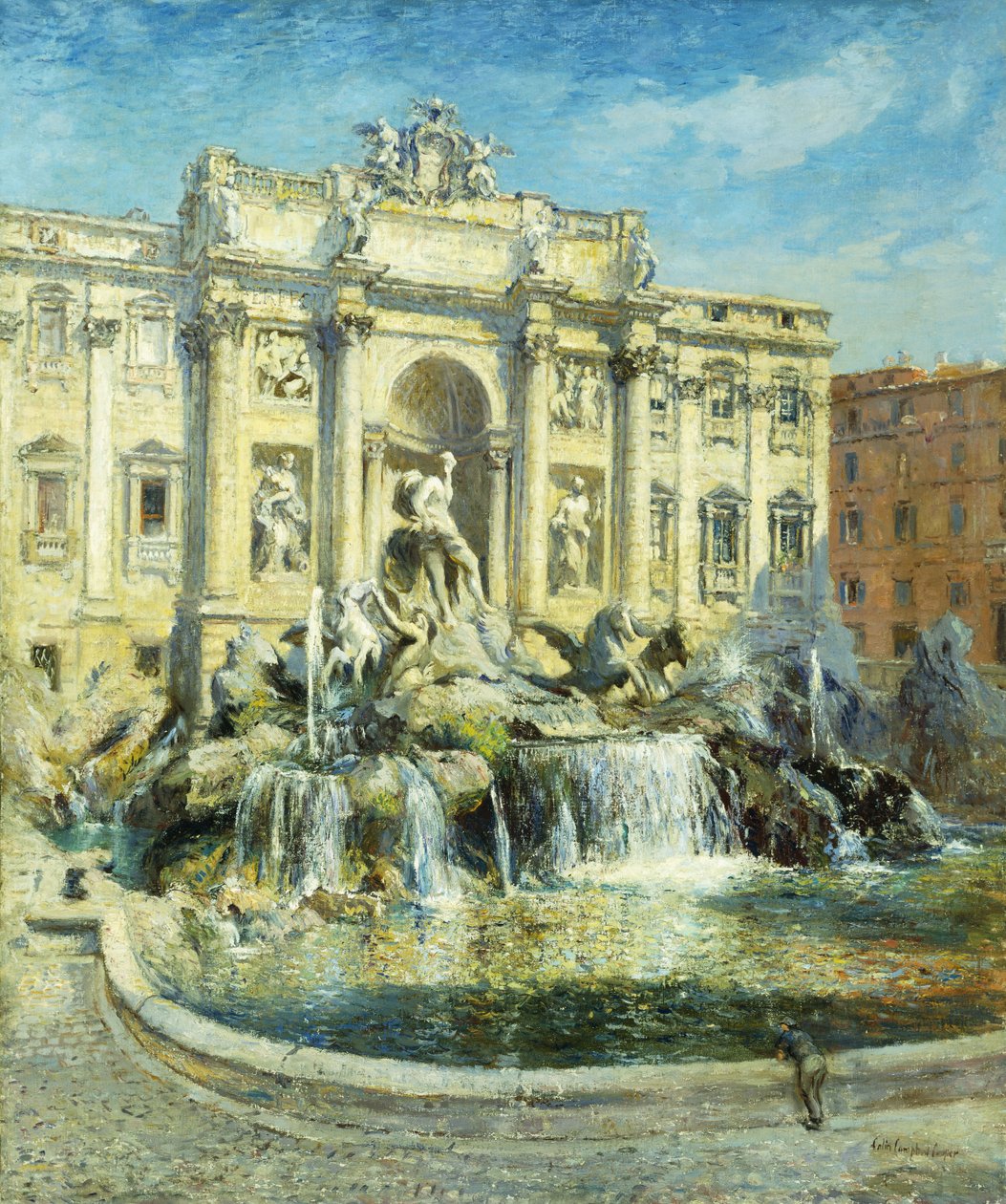 Fontaine de Trevi, Rome - Colin Campbell Cooper