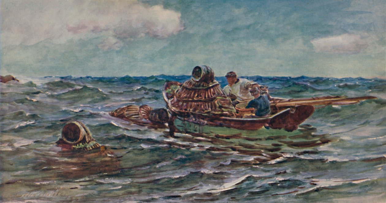 Les pêcheurs de homards, 1886, 1935 - Colin Hunter