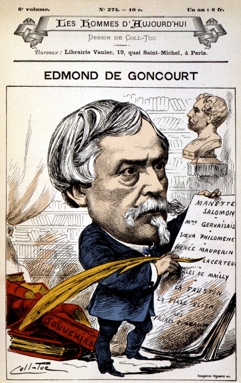 Edmond de Goncourt - par Coll-Toc, dans « Les Hommes d