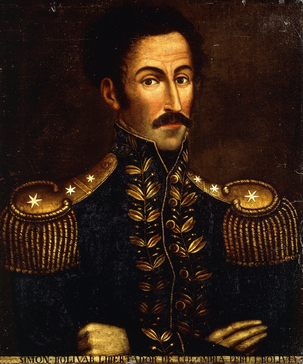 Portrait de Simon Bolivar, ca. 1925 - Colombian School