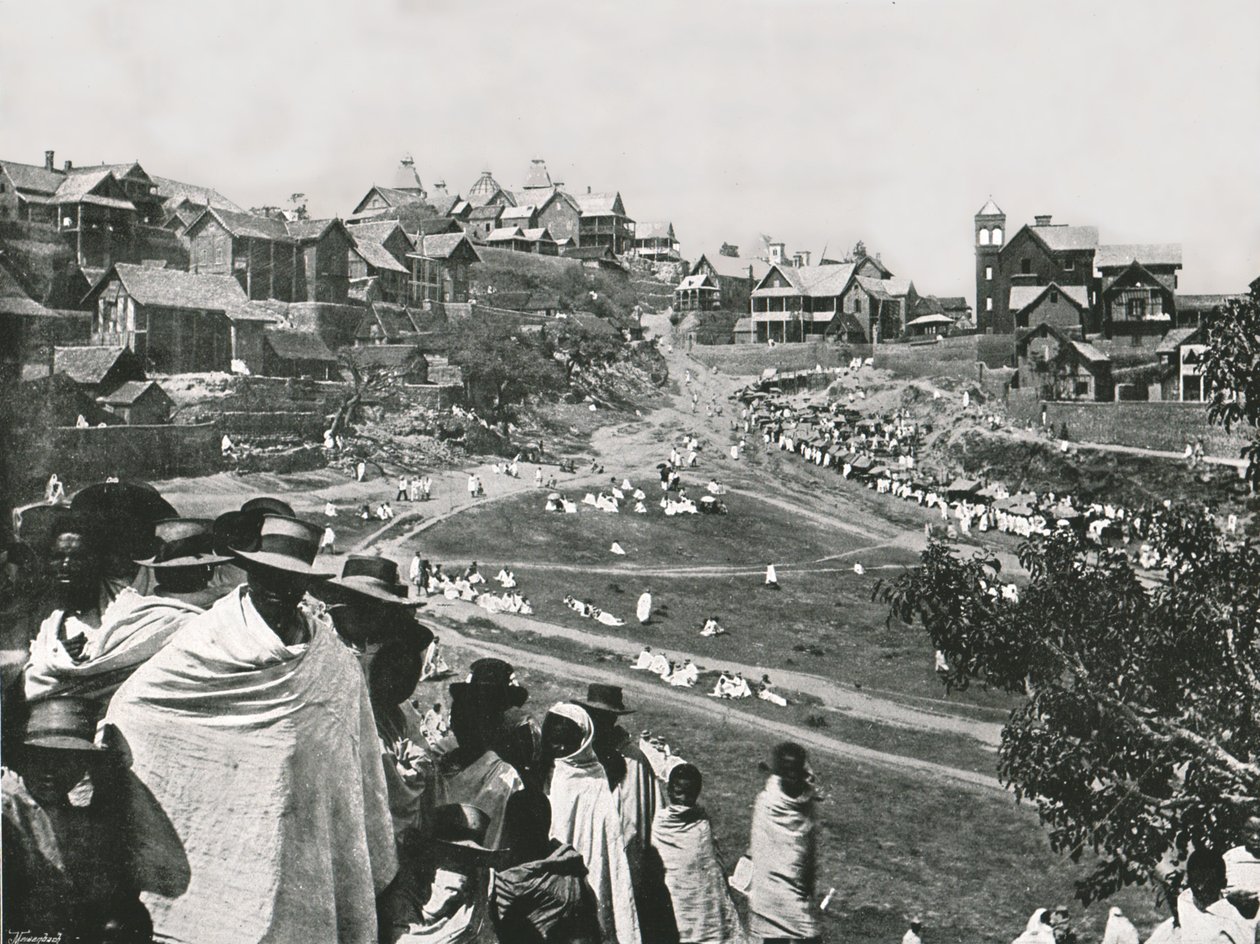 La plaine de Kabary, Andohalo, Antananarivo, Madagascar, 1895 - Colonel Stewart