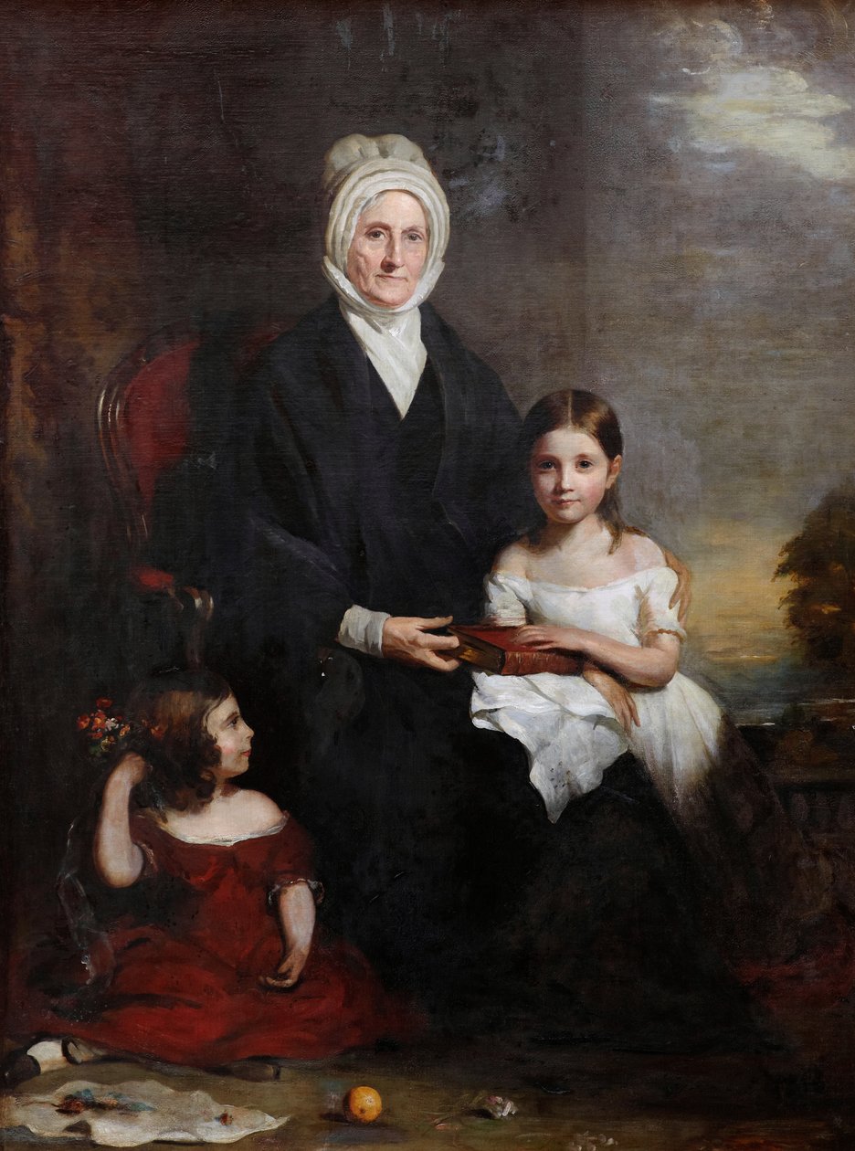 Elizabeth Cheape de Rossie et ses Petites-Filles - Colvin Smith