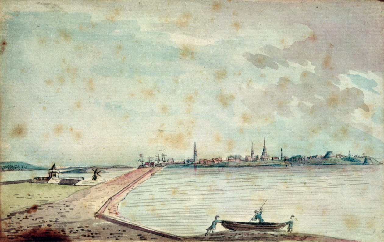 Vue de Boston Neck | Conleton | Estampe d'art