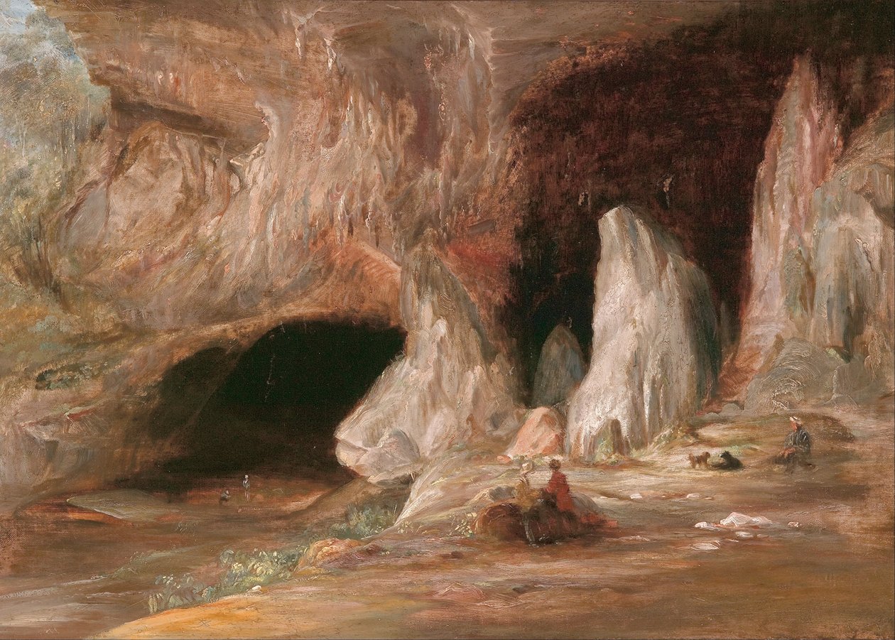 Colonnes de stalagmites à l