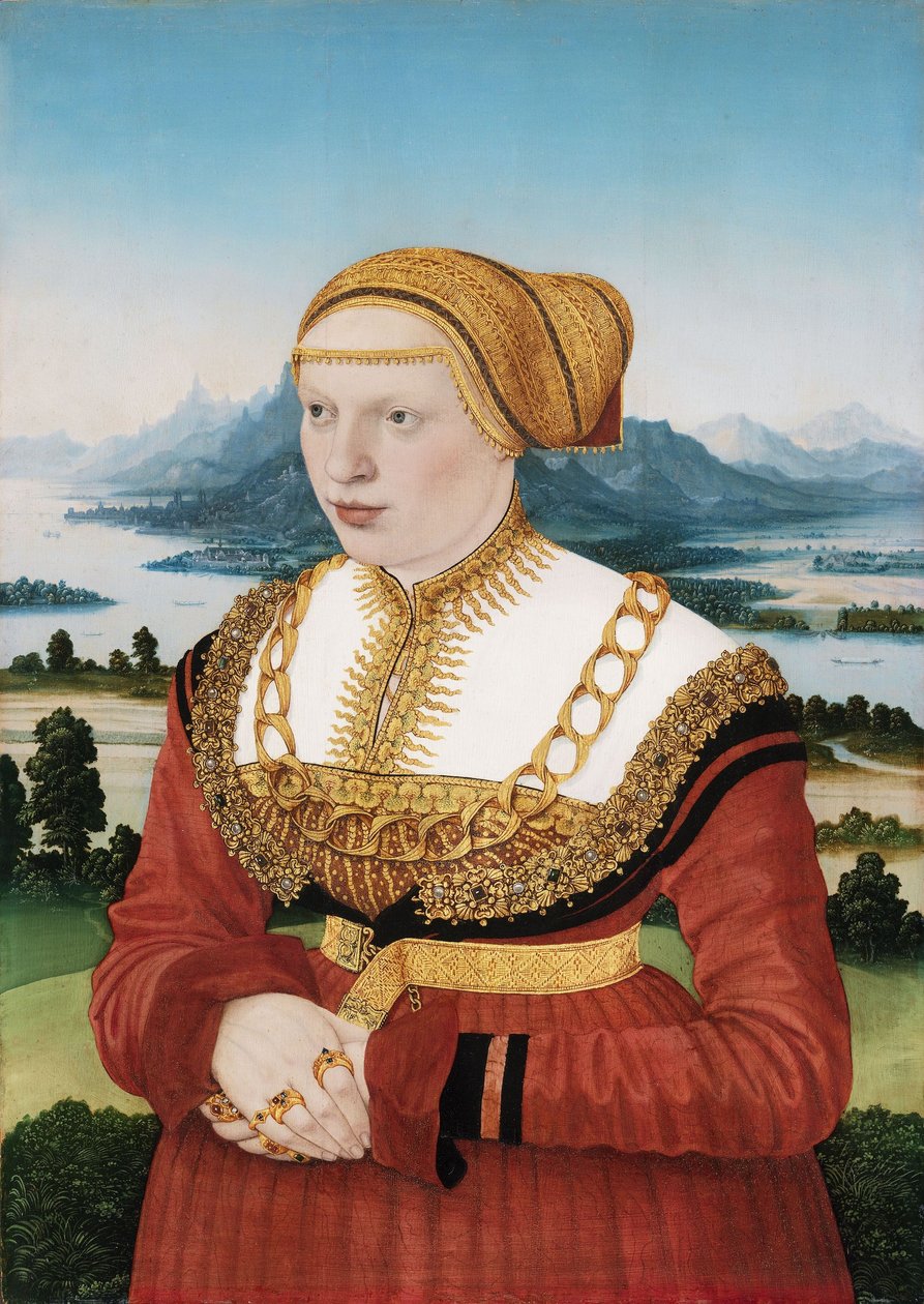 Portrait de Katherina Knoblauch (1513-1542) - Conrad Faber von Kreuznach