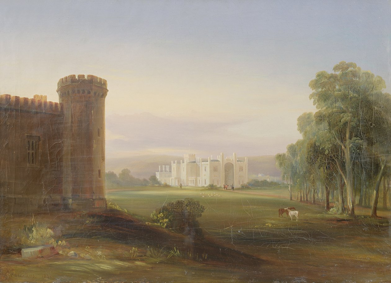 Maison du Gouvernement et Écuries, Sydney, 1841 - Conrad Martens