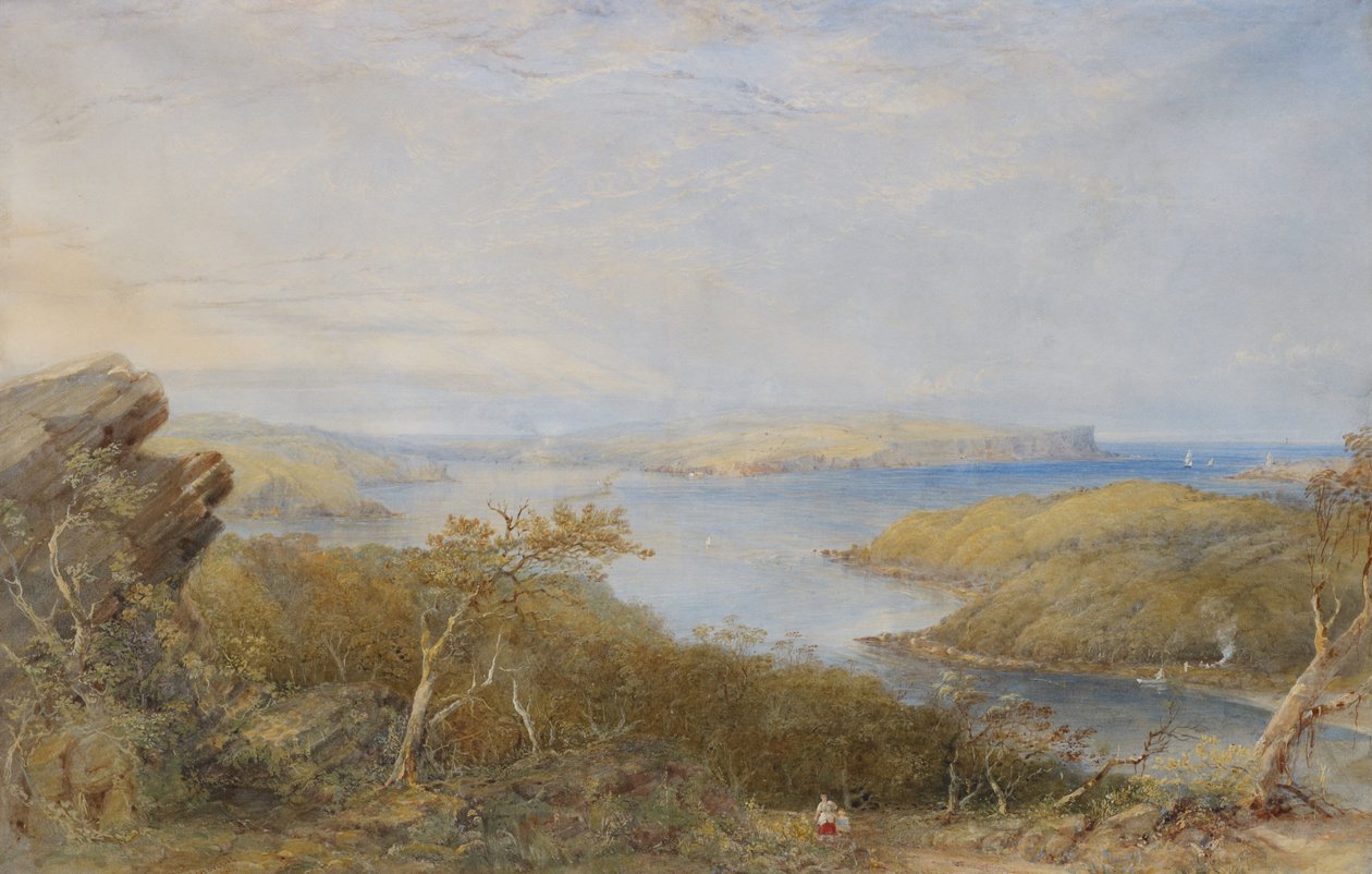 North Head depuis le Balmoral, Sydney Harbour - Conrad Martens