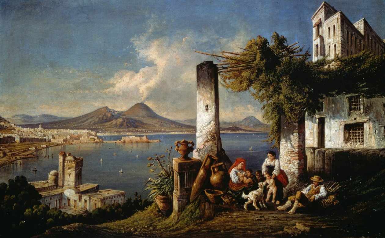Naples vue de Posillipo - Consalvo Carelli