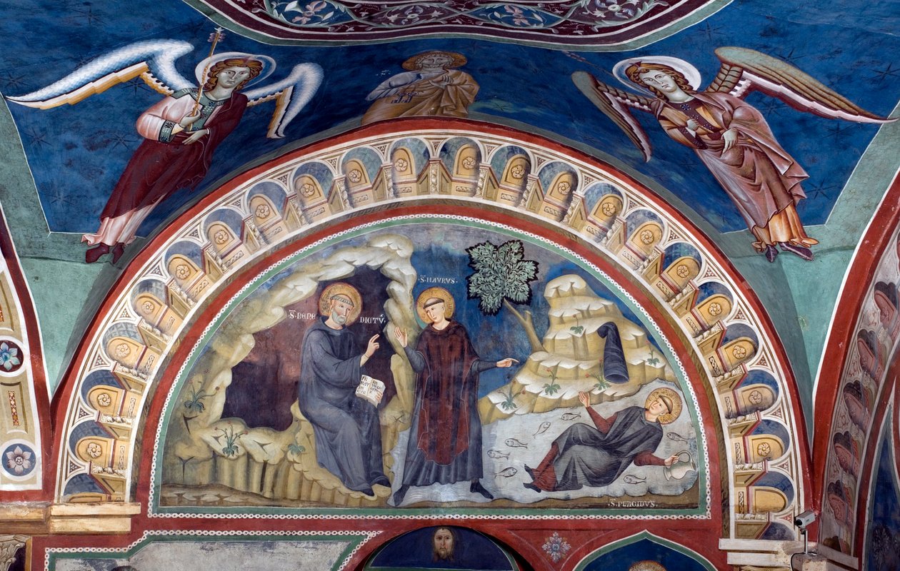 Le miracle de Saint Placide Saint Benoît de Nursie, grâce à l