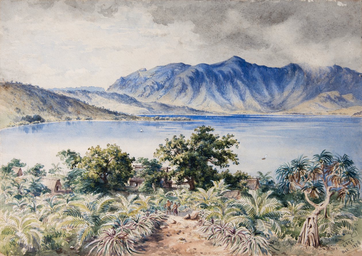 Baie de Naiviri, Nananu, Fidji 1876 - Constance Frederica Gordon Cumming