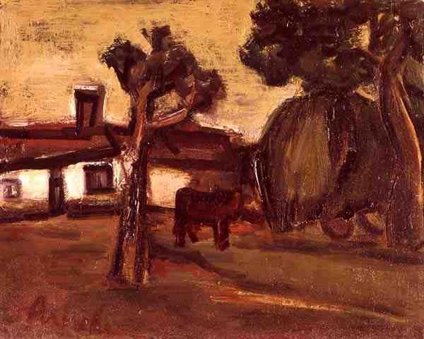 La cour de ferme - Constant Permeke