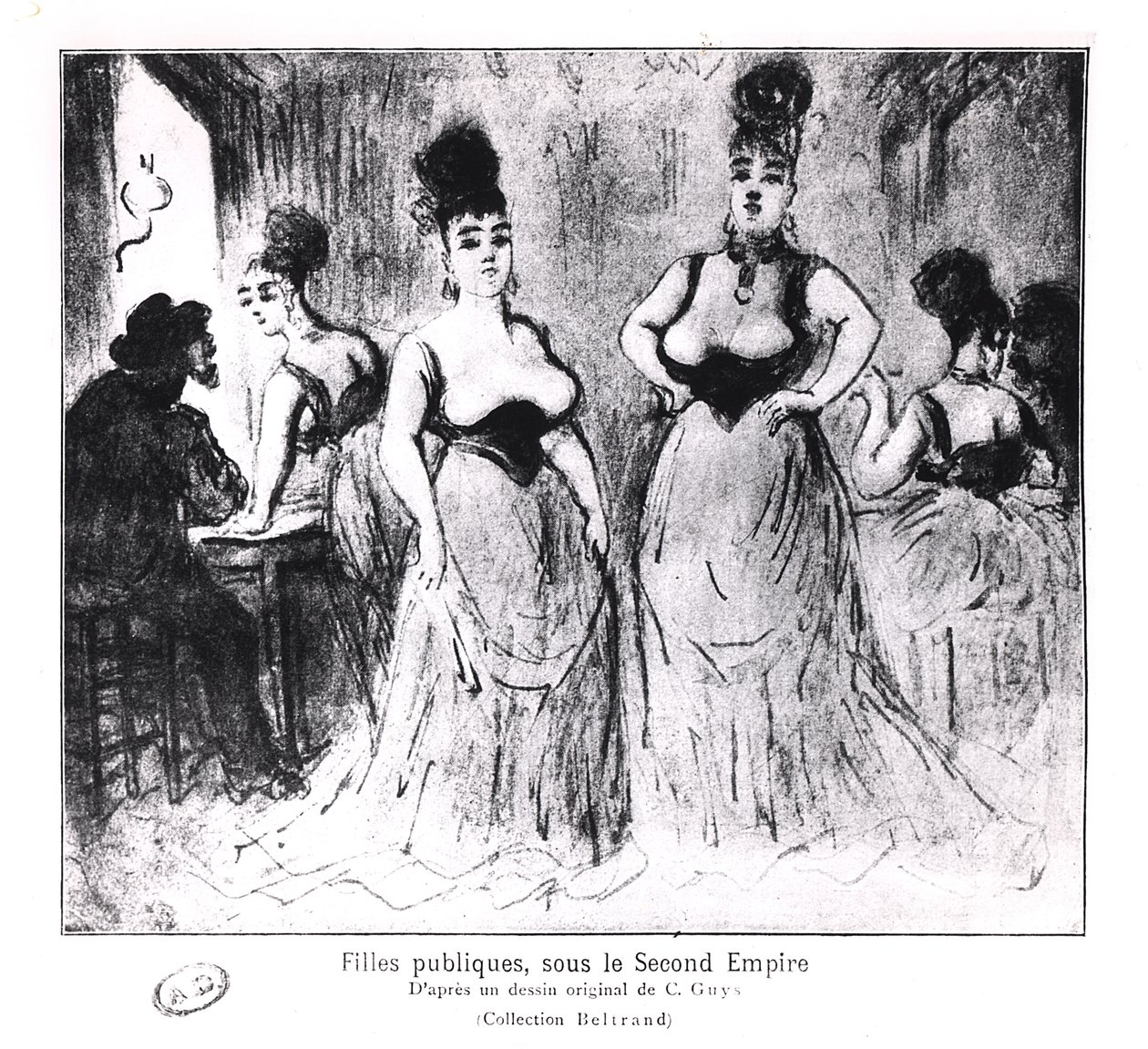 Prostituées, vers 1850 - Constantin Guys