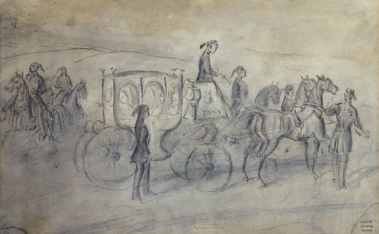 Le Carrosse du Sultan, 19e siècle - Constantin Guys