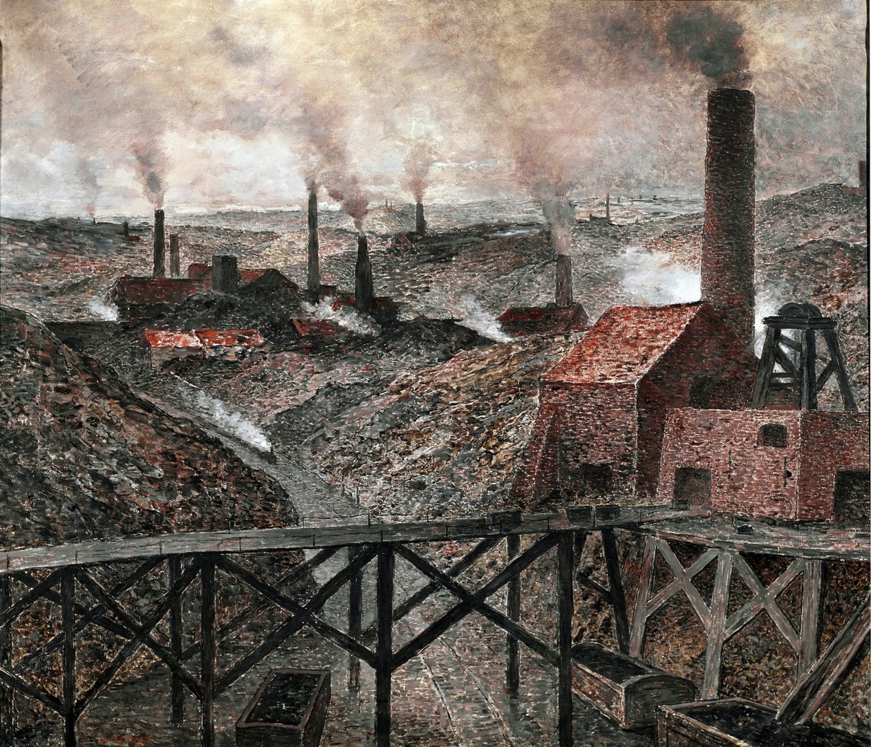 Dans le Black Country - Constantin Emile Meunier
