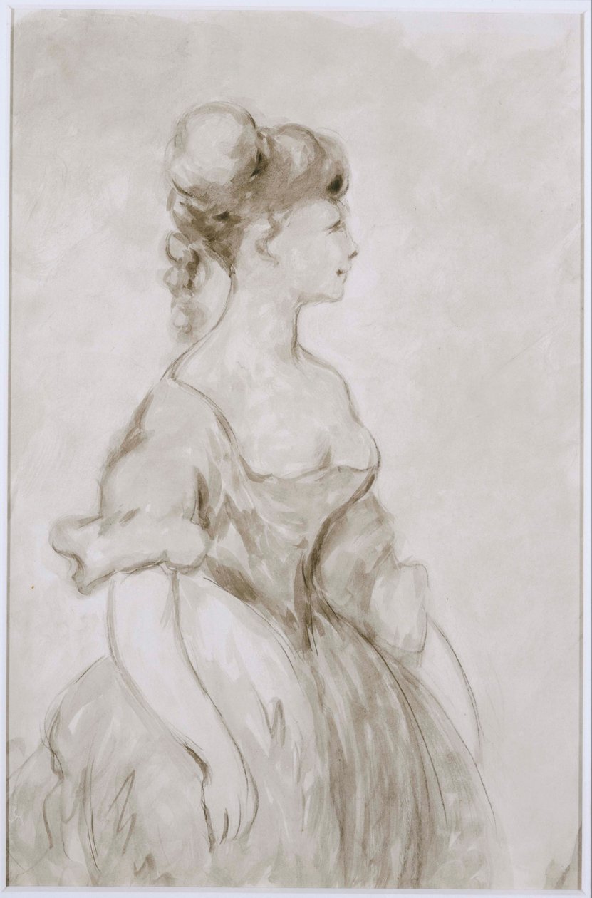 Dame en Crinoline - Constantin Guys