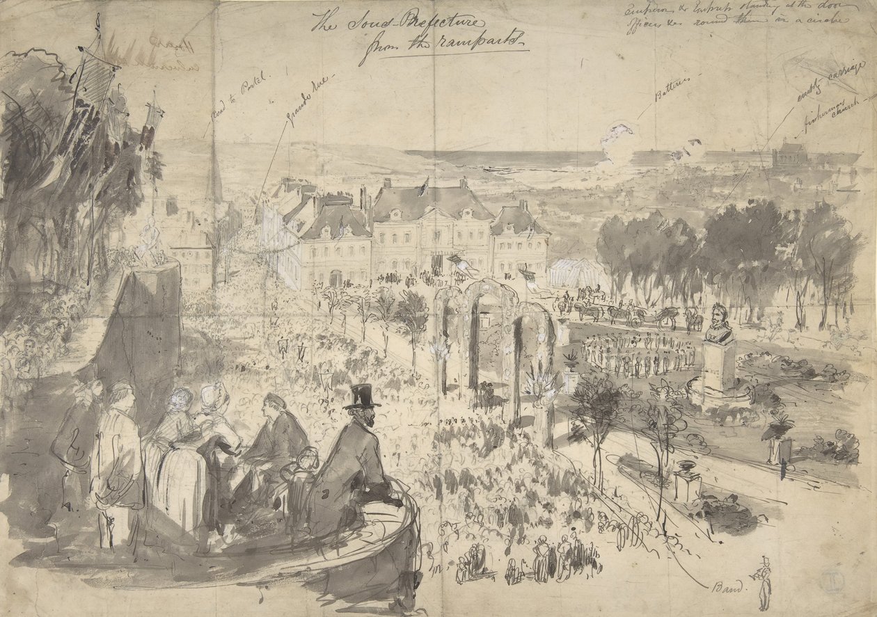 La visite de Napoléon III à Boulogne-sur-Mer - Constantin Guys