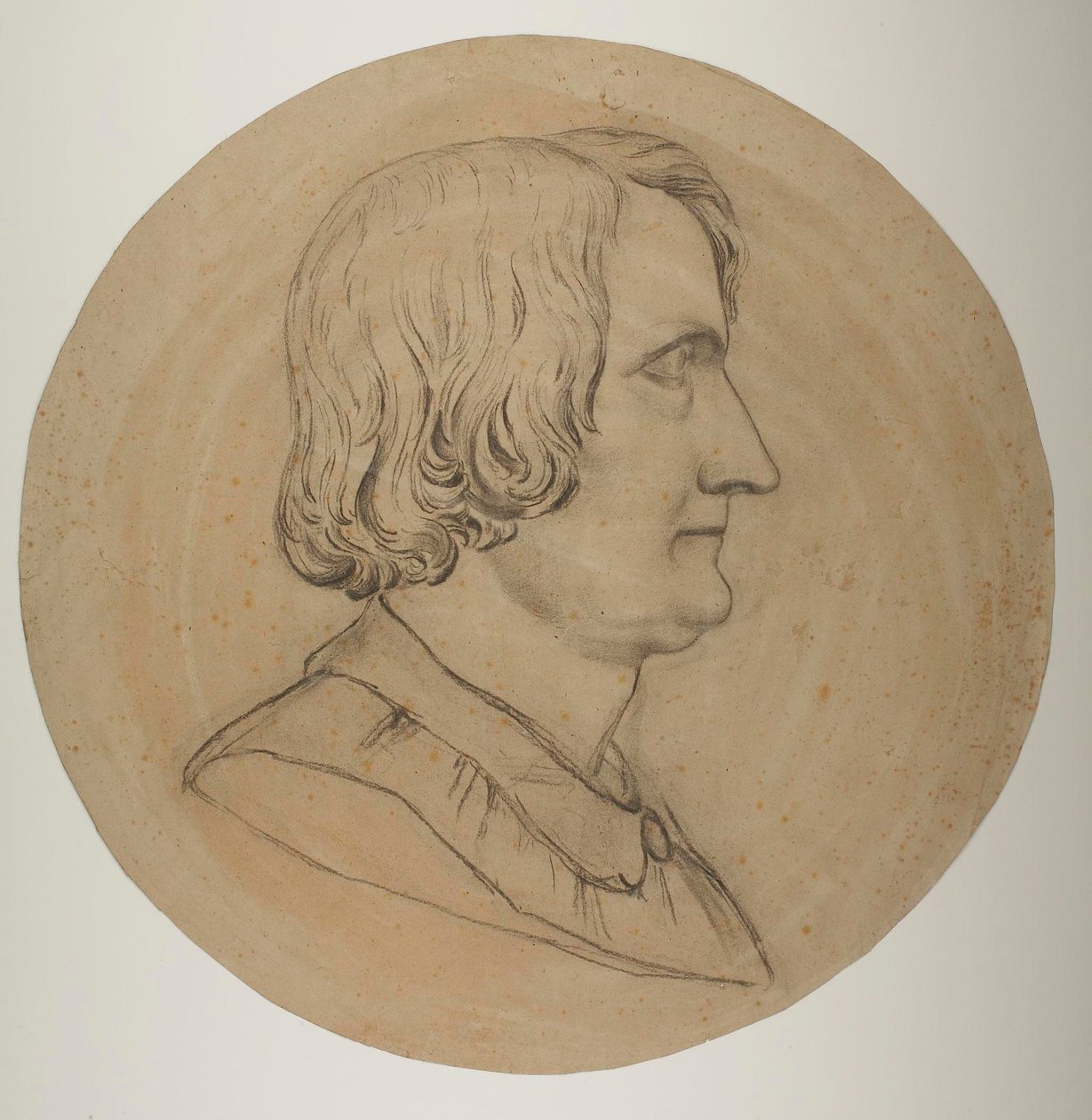 Médaillon-portrait de Thorvaldsen - Constantin Hansen