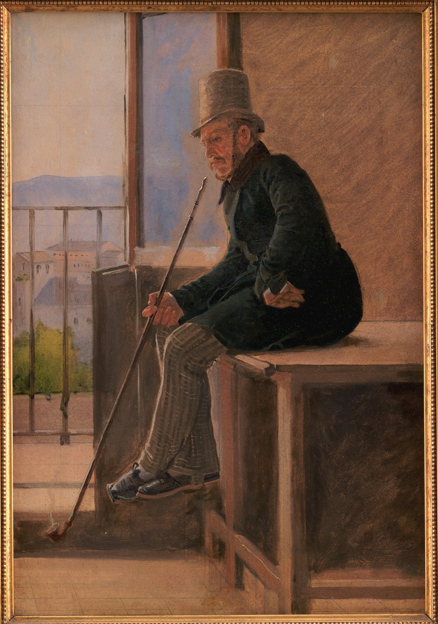 Le peintre Jørgen Sonne - Constantin Hansen