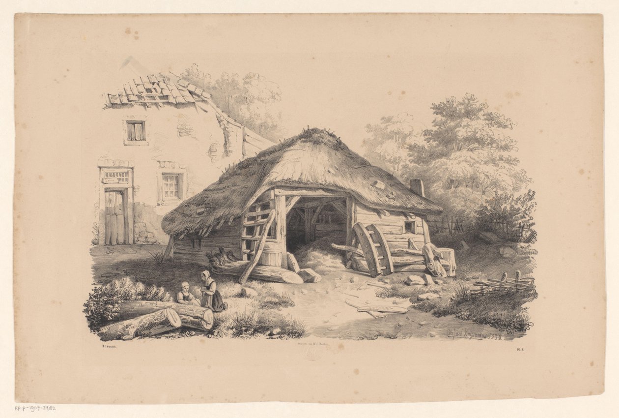 Étable près de la ferme
Le Paysage (série) - Constantinus Cornelis Huysmans