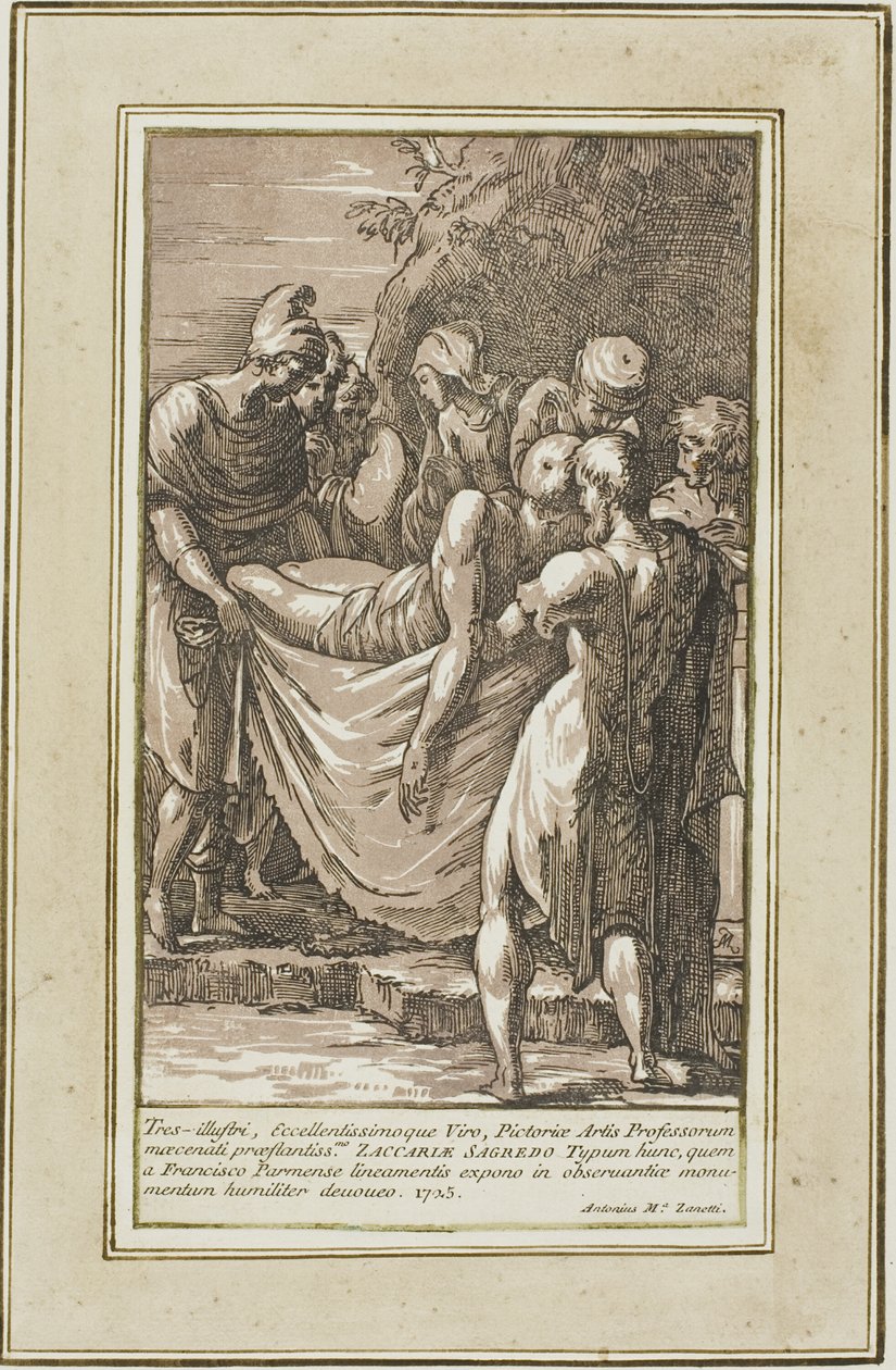 La mise au tombeau - Conte Antonio Maria Zanetti the Elder