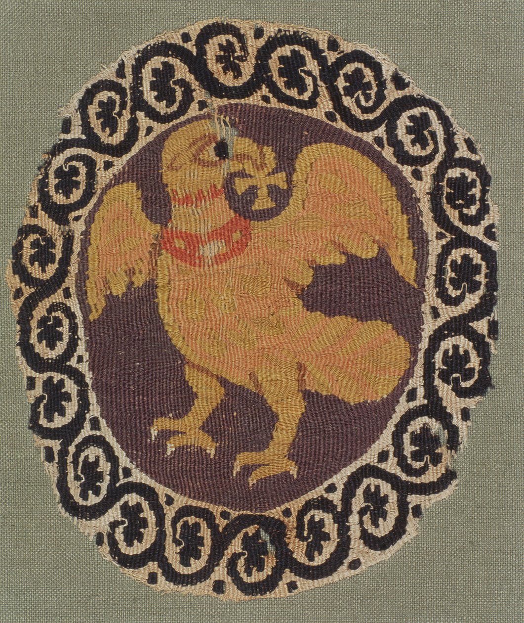Rondelle tissée de tapisserie d