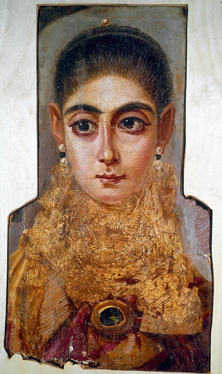 Art copte : jeune femme appelée « L