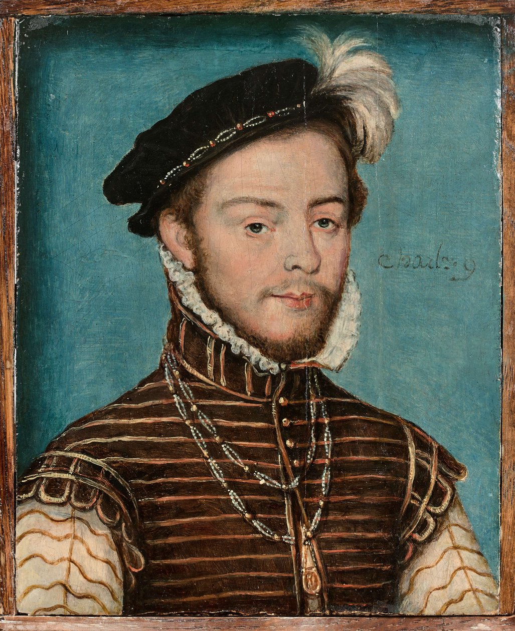 French: Portrait de Jacques de Savoie, duc de Nemours - Corneille de Lyon