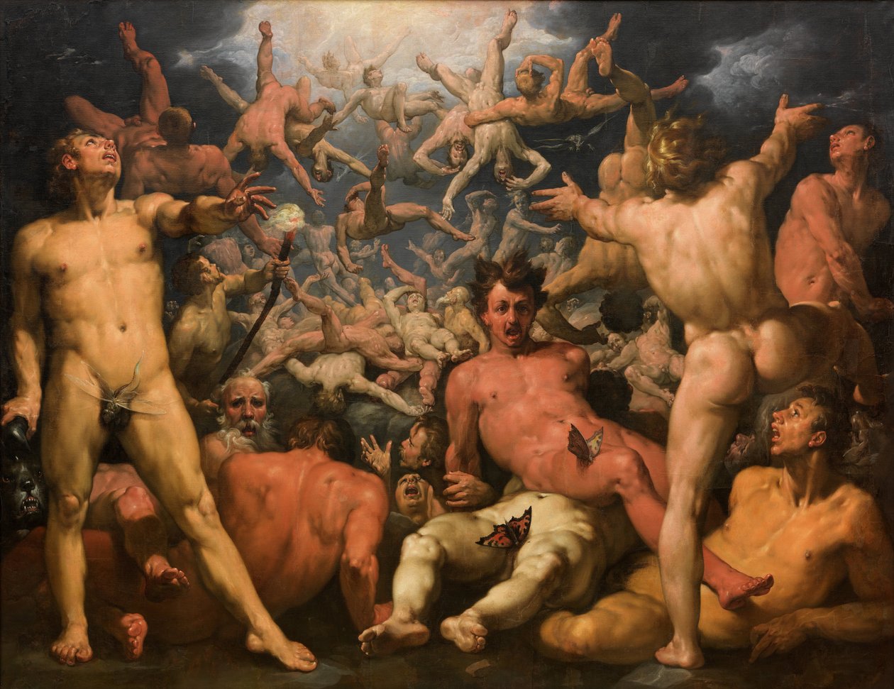 La Chute des Titans - Cornelis Cornelisz van Haarlem