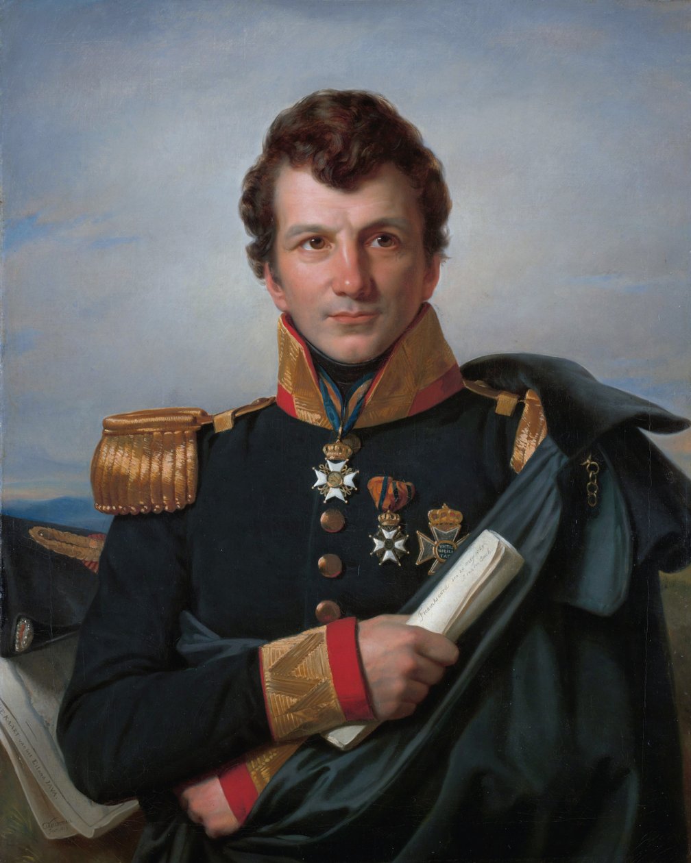 Portrait de Johannes van den Bosch - Cornelis Kruseman