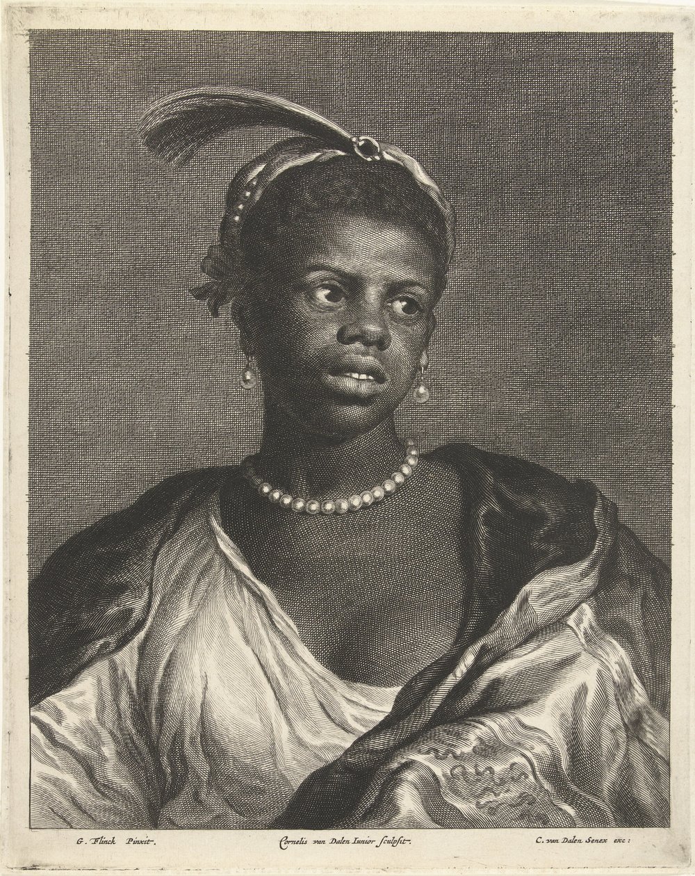 Fille noire - Cornelis van Dalen II