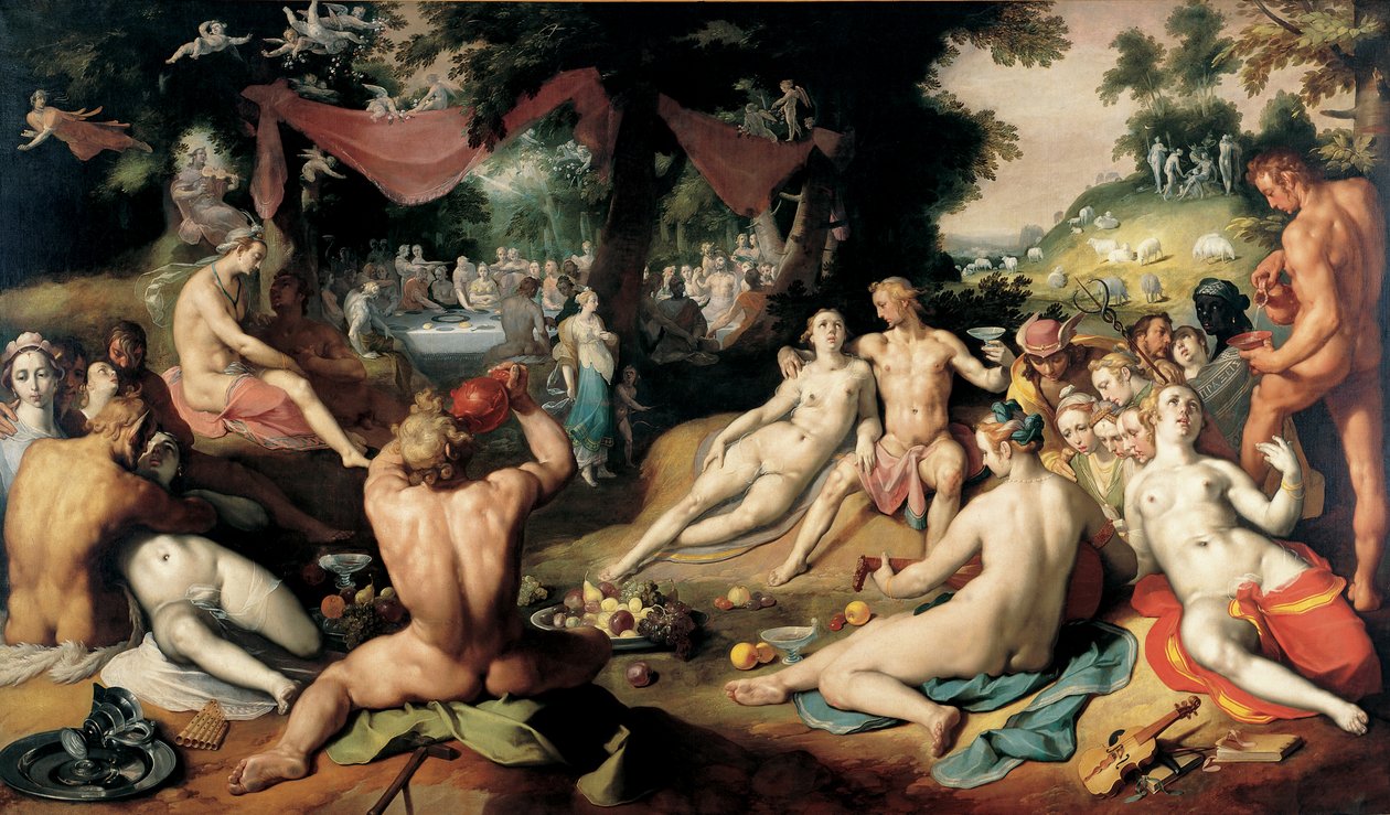 Les Noces de Pélée et Thétis - Cornelis van Haarlem