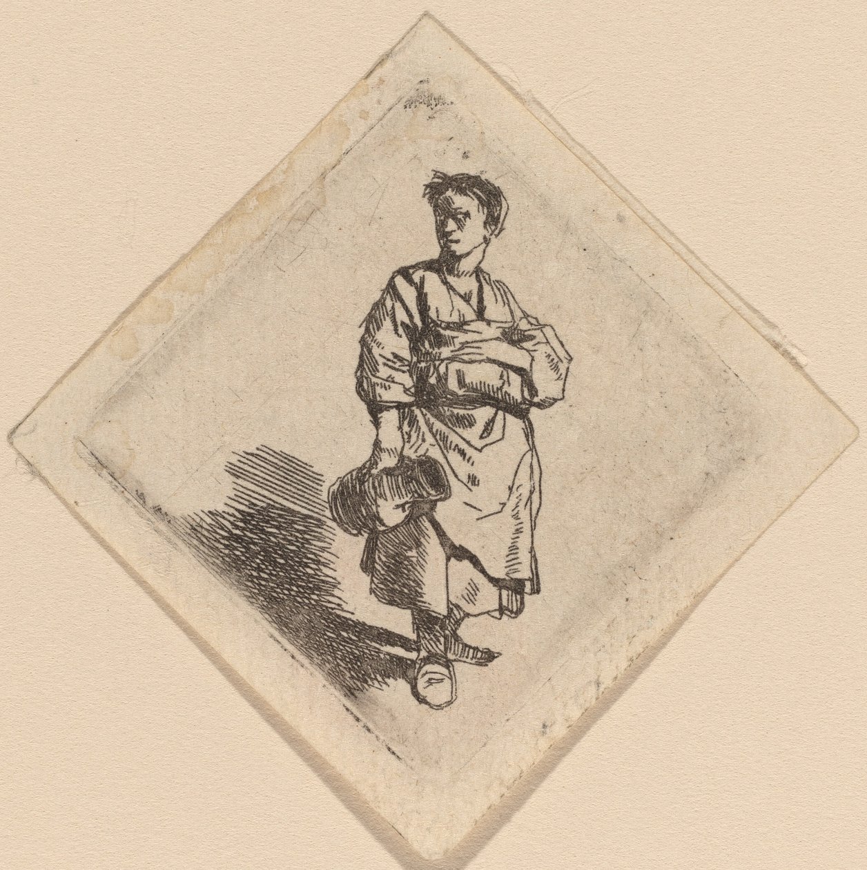 La Femme avec la cruche, debout - Cornelis Pietersz Bega
