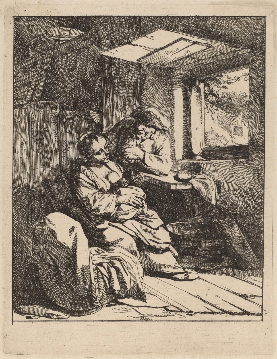 La jeune mère - Cornelis Pietersz Bega