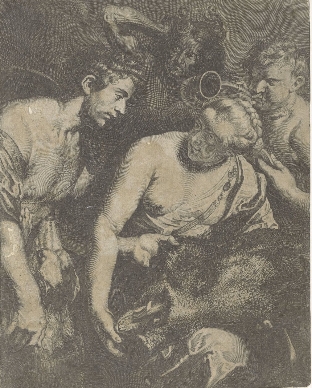 Méléagre et Atalante - Cornelis Bloemaert (II)