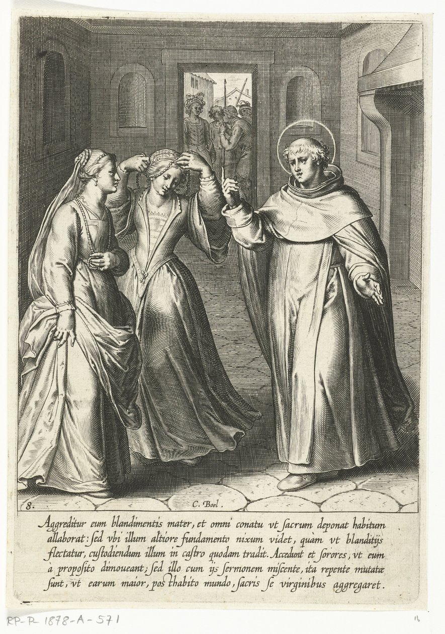 Thomas convertit sa sœur - Cornelis Boel