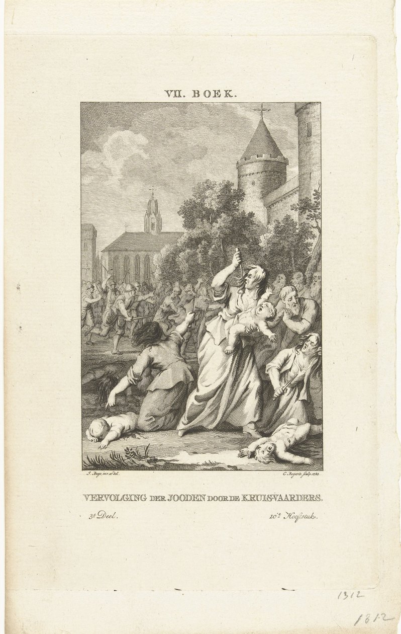 Persécution des Juifs par les croisés, 1784 - Cornelis Bogerts