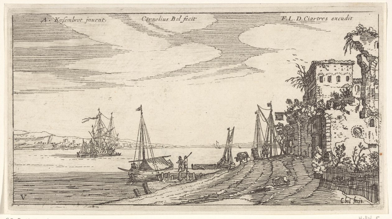 Auberge au port - Cornelis Bol